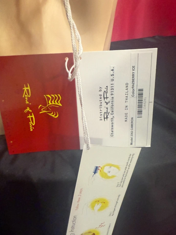 Rene of Paris "Cameron" Razberry Ice - Image 3 of 4