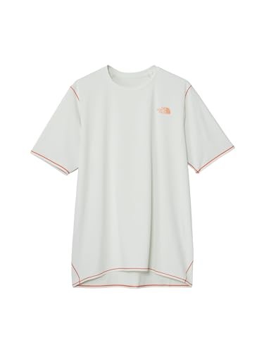 ★THE NORTH FACE★ Korean Short Sleeve T-Shirt OFF WHITE NT7 THE NORTH FACE The North Face Short Sleeve Cut and Sew T