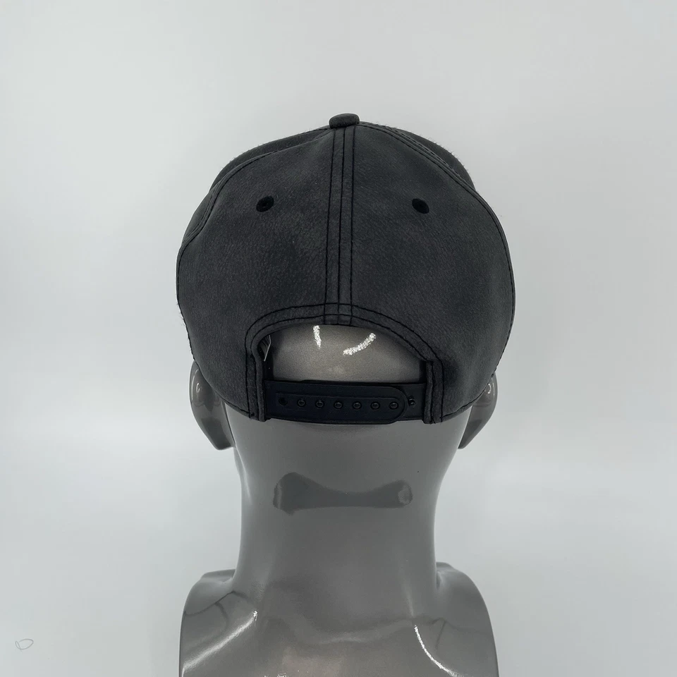 Gorra Marvel Studios Venom cara dividida imitación cuero Snapback OSFM negra Foto 3 de 4