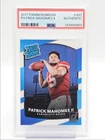 PATRICK MAHOMES II 2017 DONRUSS RATED ROOKIE FOOTBALL CHIEFS RC PSA Q4616