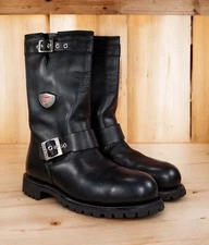 Red Wing 988 Biker Boots Size 9.5D (Steel Toe) (China)