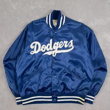 Vintage Los Angeles Dodgers Satin Bomberjacke...