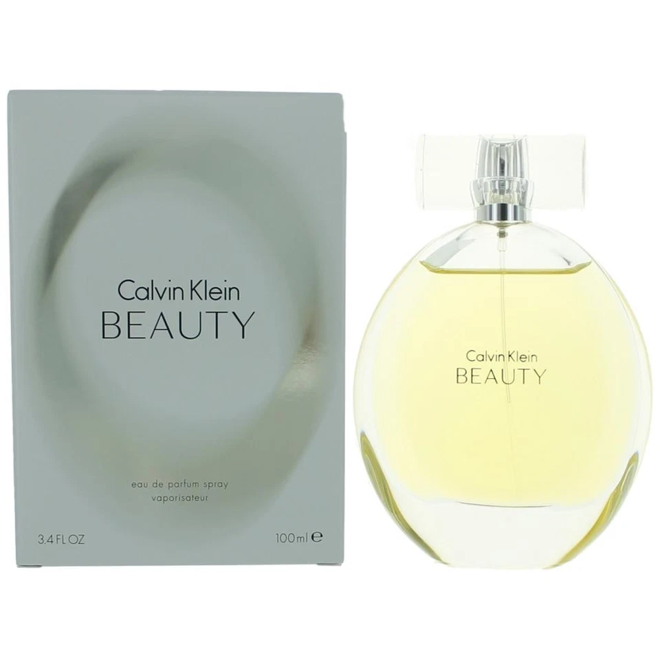 Beauty by Calvin Klein, spray de parfum de 3,4 OZ para mujer