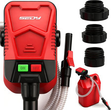Bomba automática de transferencia de combustible con sensor de parada automática (3,2 GPM) a batería de gas