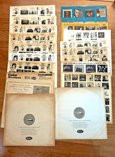 Loot of 19 Capitol Inner Sleeves many different styles. Good to VG 