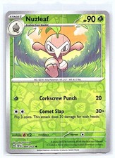 NUZLEAF 004/162 REVERSE HOLO TEMPORAL FORCES POKEMON TCG CARD