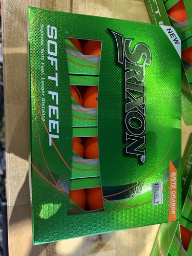 srixon soft feel orange 3 pack golf balls - Picture 2 of 4