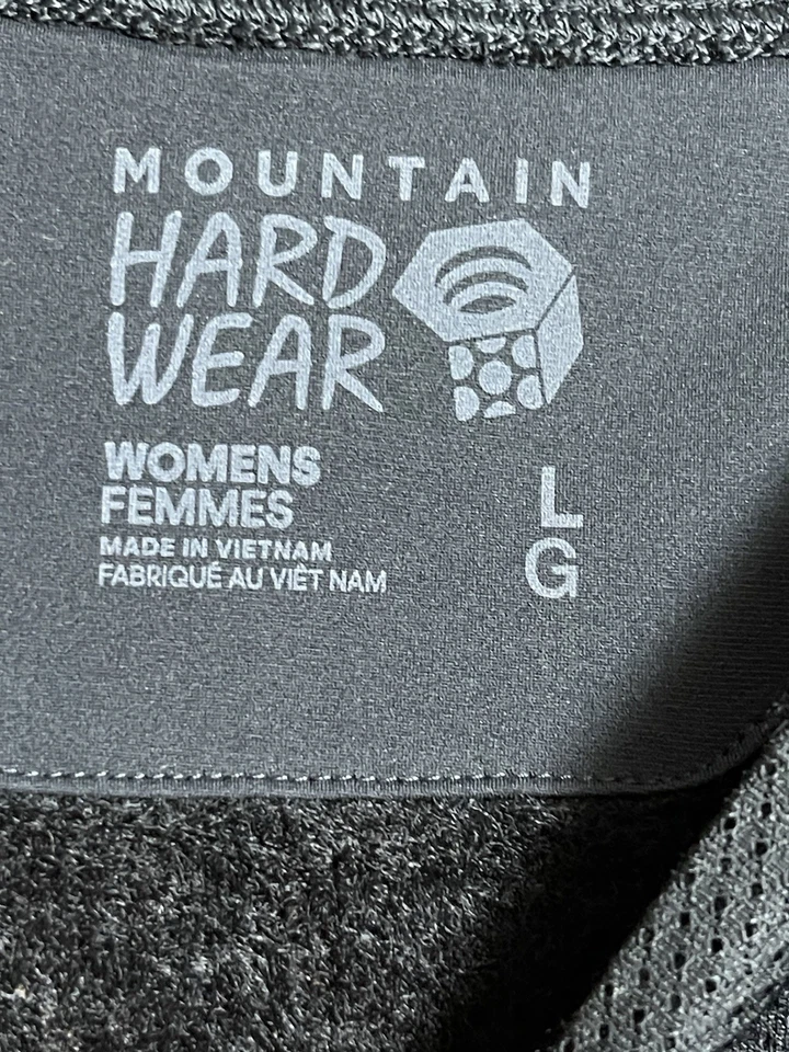 Camisa Mountain Hardwear Para Mujer Grande Wicked Tech Manga Larga Negra Capa Base Foto 3 de 4