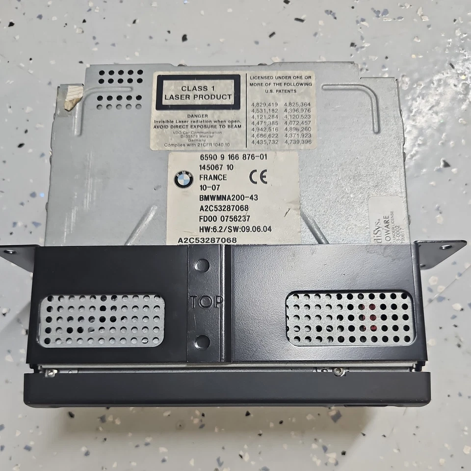 2006 BMW 750i E65 Navigation DVD Computer 65909166876 OEM Used - Image 3 of 4