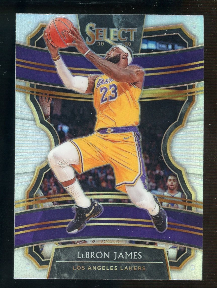 2019-20 Select Silver Prizm #47 LeBron James Lakers