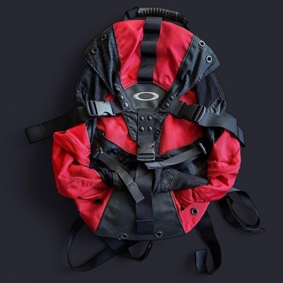 Vintage Oakley Backpack Icon 1.0 Y2K Software Tactical Red Vintage Oakley Backpack Icon 1.0 Y2K Software Tactical Red