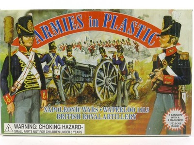 Armies In Plastic 5431 Napoleonic Wars British Royal Artillery Waterloo 1815