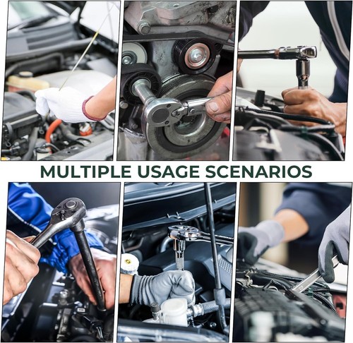 Professional 32-Piece Mechanic Socket Set with Quick Release Ratchet Wrench - Picture 9 of 9