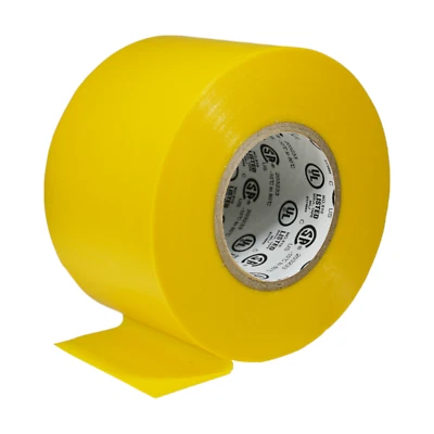 VINYL ELECTRICAL TAPE TapesSupply 1 roll yellow electrical vinyl pvc tape 2" x 66 ft