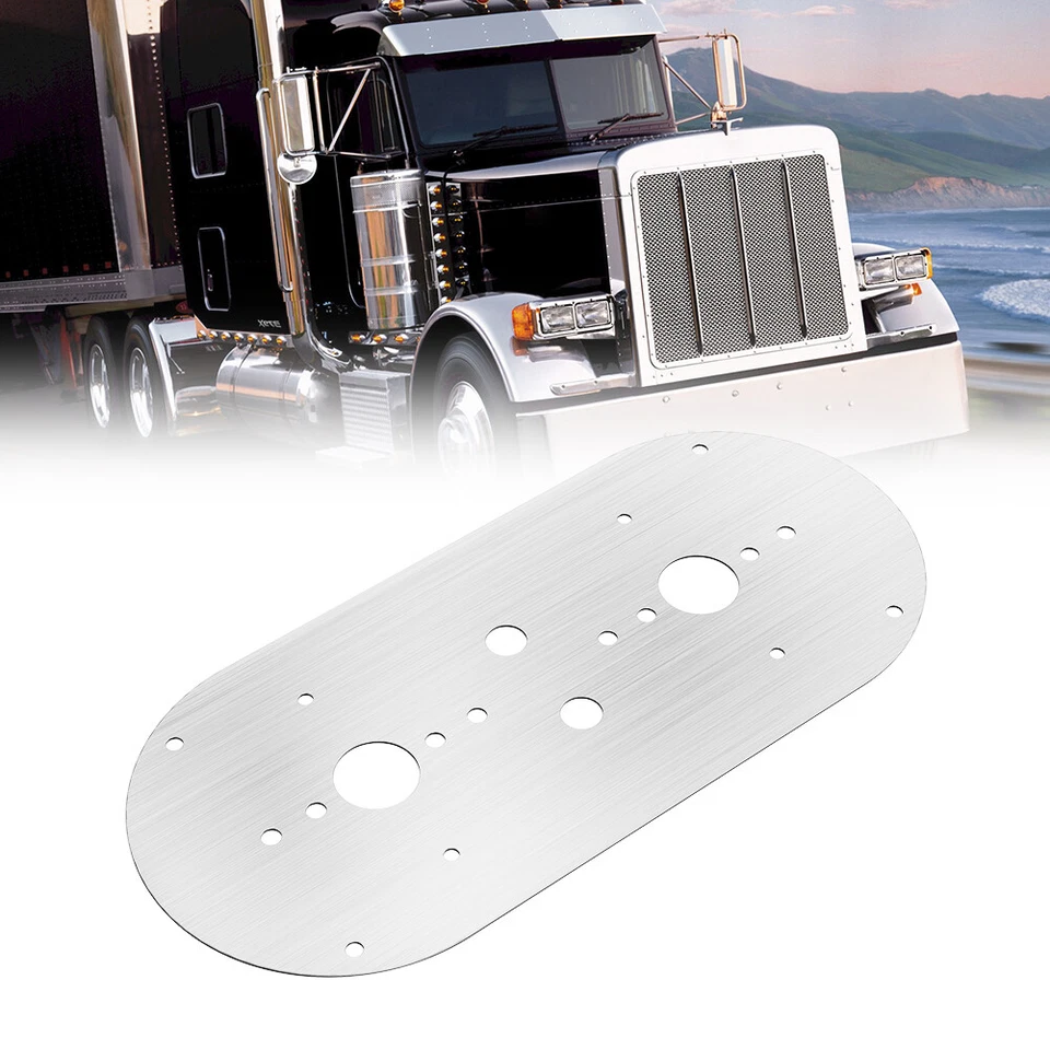 For Peterbilt 359/379/389 Interior Above Door Dome Light Dual Watermelon Plate - Image 4 of 4