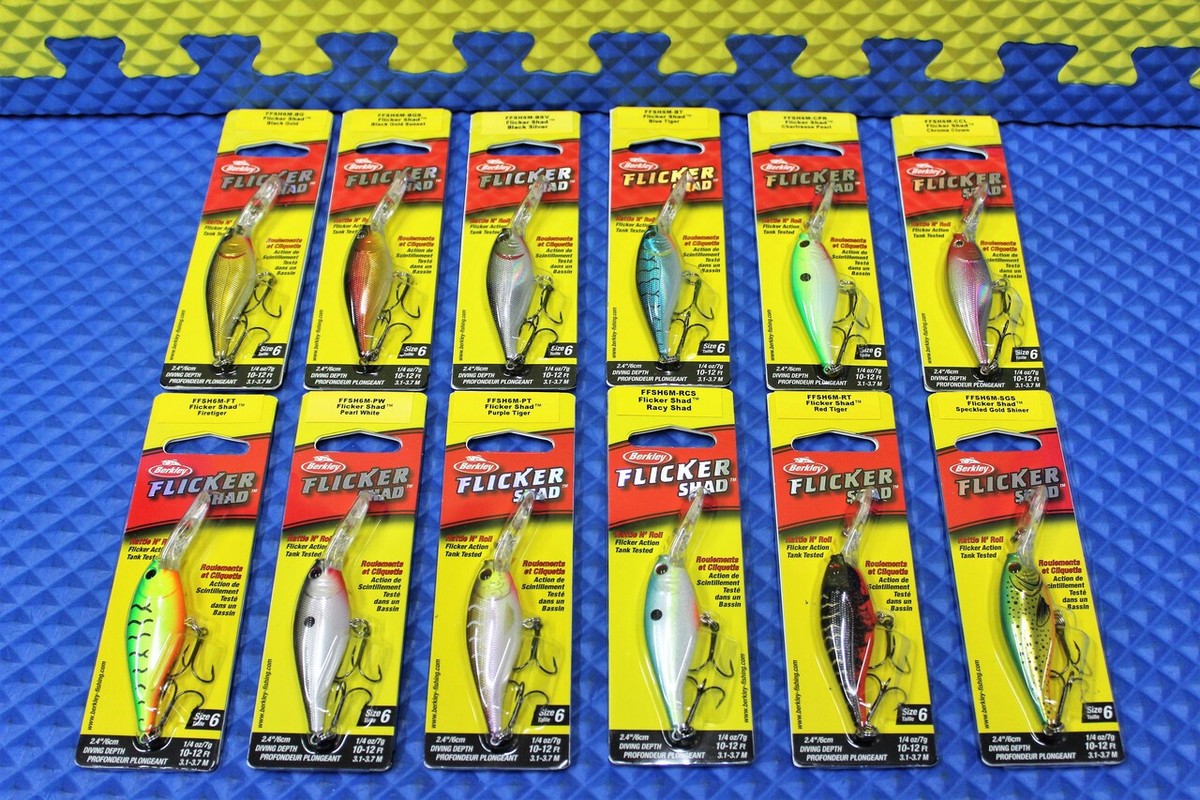Berkley Flicker Shad Dives 10'-12' Size 6 FFSH6M Series CHOOSE