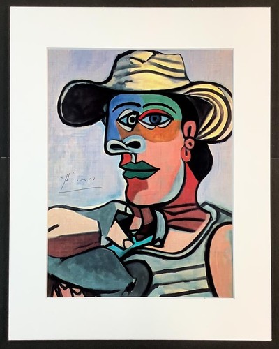 PABLO PICASSO - 11x14 Inch Matted Print - FRAME READY - Hand Signed Signature - Picture 12 of 12