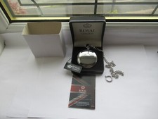 ROYAL LONDON 90016-01 Pocket Watch Jewelled Mechanical Skeleton Double Hunter,