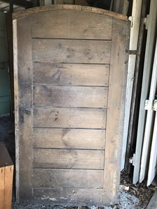 Alte Schone Urige Holztur Aus Jugendstil Villa Kellertur Tur Beschlage Ebay