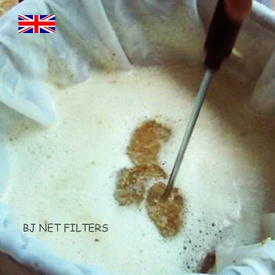 NEW LIST- BIAB 300 MICRON NET BAG CORDED W/60CM X D60CM-120 CIRCUMFERENCE £8.99