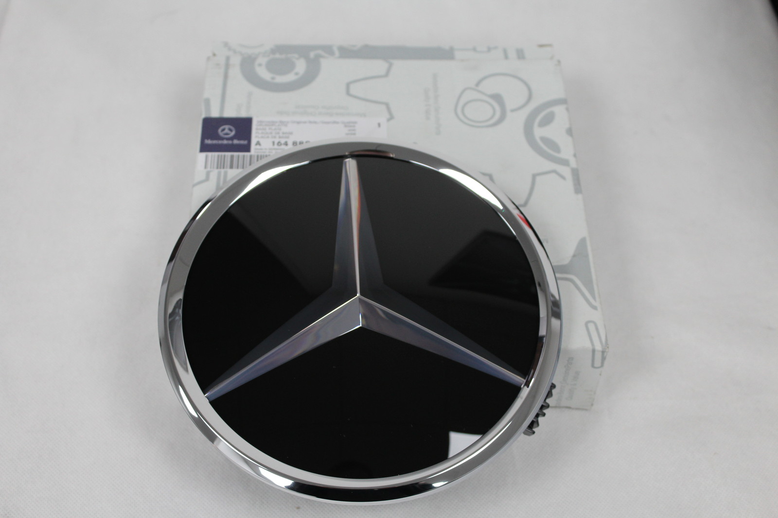 Mercedes Front Grille Star Emblems Distronic Upgrade AMG Style Plate A1648880411