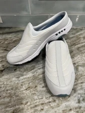 Easy Spirit Travel Time White Mules Women's Size 11 NEW