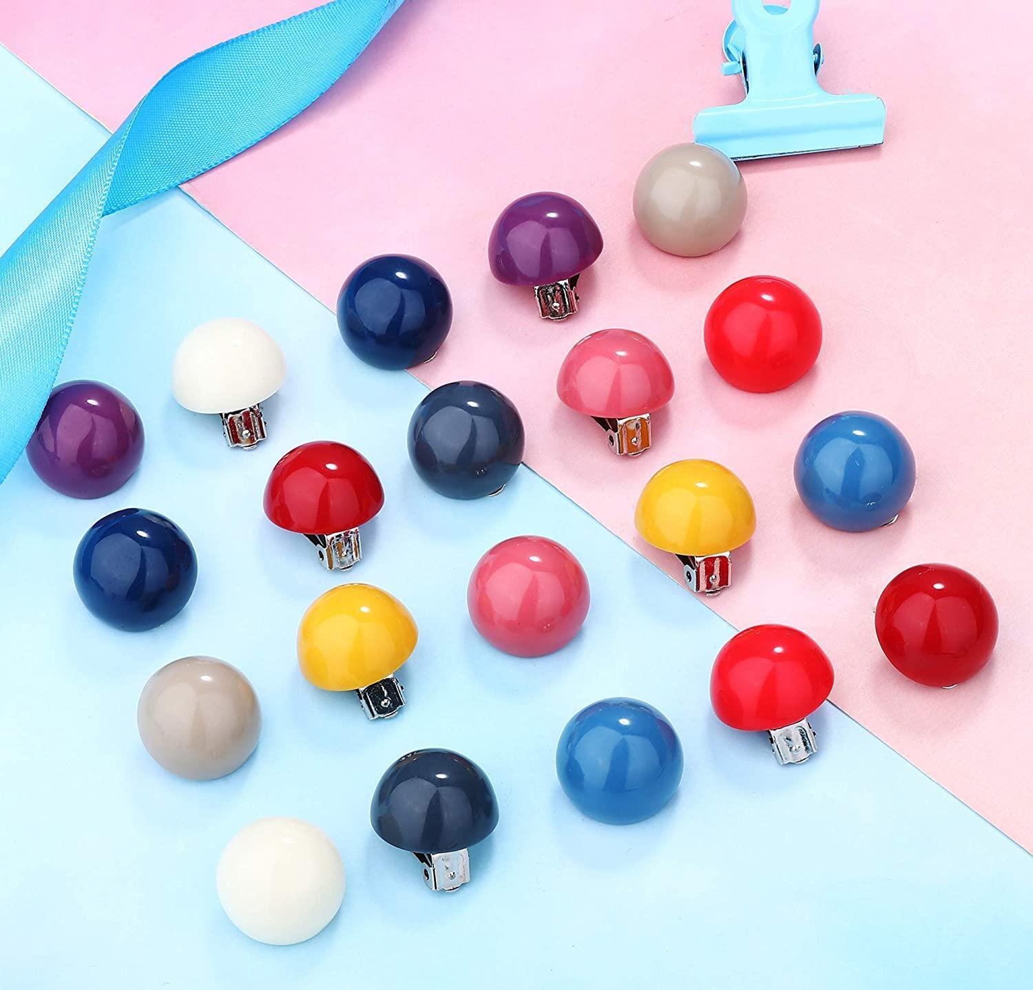 10 Pairs Painless Clip On Earrings for Womens Girls Not Pierced Jewelry