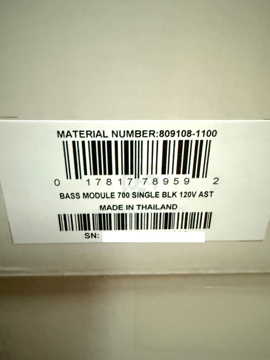 Bose Bass Module 700 Wireless Subwoofer - Black for sale online | eBay