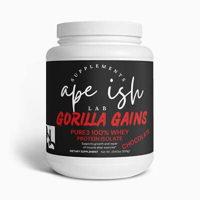 Gorilla Gains - Whey Protein Isolate (Chocolate)