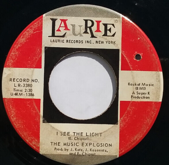 THE MUSIC EXPLOSION - Little Bit O Soul - Vinyl 45rpm 1967 Laurie