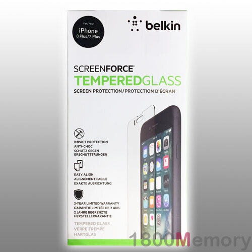 Belkin f8w769vf Screenforce Tempered Glass Screen Protector for iPhone 7 Plus 