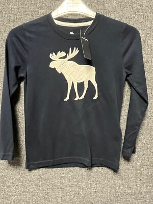 Abercrombie Kinder Langarmshirt Rundhalsausschnitt Alter 5-6 Jahre TD026 JJ 01