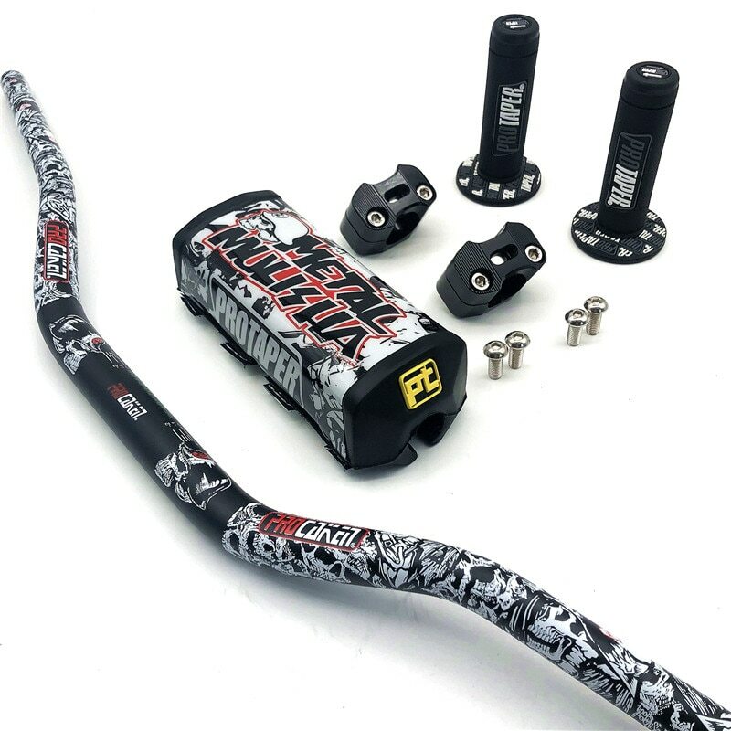 USTPO Motorcycle Handlebars 11/8 28mm Fat Handle Bars CNC