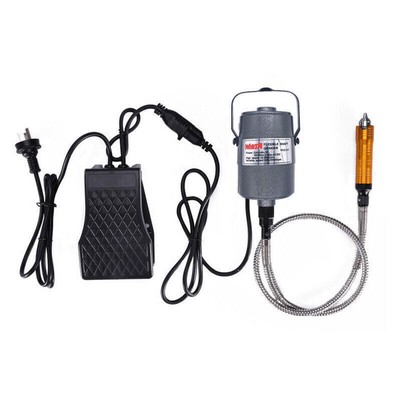 Hanging Mill Jade Carving Machine Polisher Flexible Shaft + Foot Switch 4mm/6mm