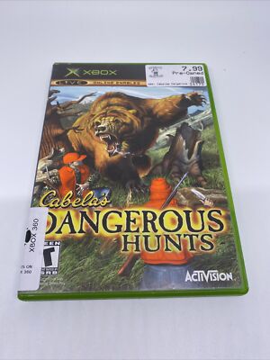Cabela's Dangerous Hunts (Microsoft Xbox, 2003) Tested And Working