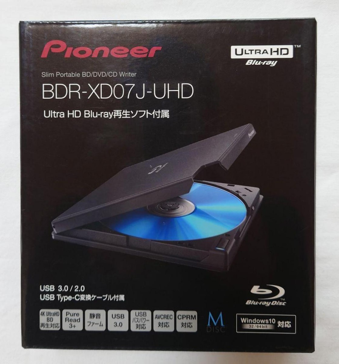 Pioneer BDR-XD07J-UHD Blu-rayドライブ Pioneer BDR-XD07J-UHD Blu-rayドライブ 【公式通販】