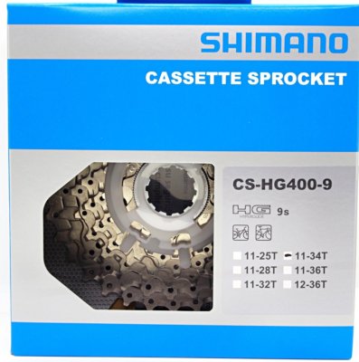 SHIMANO Alivio/ Sora CS-HG400-9 9 speed Cassette 11-34T for MTB