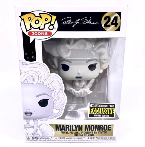Funko Pop Marilyn Monroe Exclusive Icons Black and White Vaulted Limited Edition