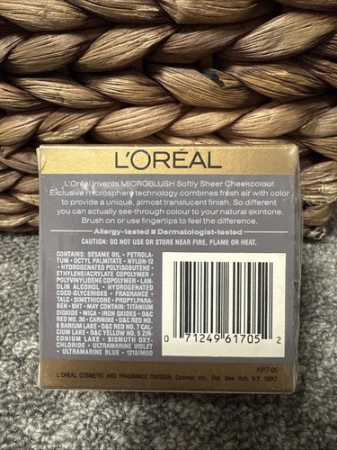Lot of 3 LOREAL MICROBLUSH SOFTLY SHEER CHEEKCOLOUR - BRUNELLE - NIB SEALED - Picture 4 of 5