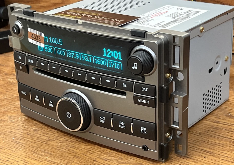 Nuevo Chevy HHR 2007-12 AM/FM/Cd Radio con Entrada Auxiliar-Programación a VIN# Incluido Foto 3 de 4