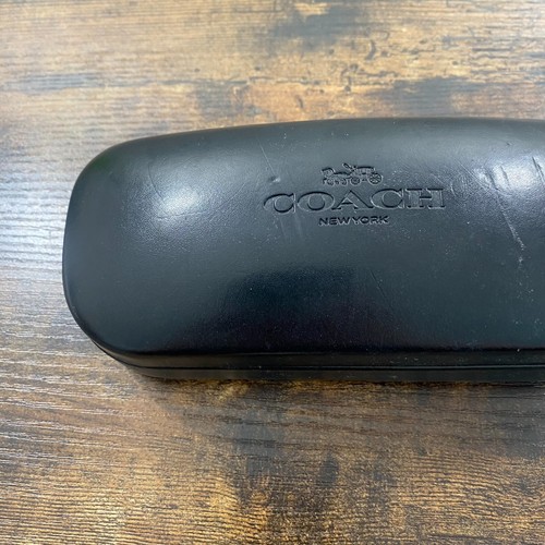 Coach Dome Clamshell Eyeglasses Sunglasses Hard Case Black - 324 - Picture 3 of 7