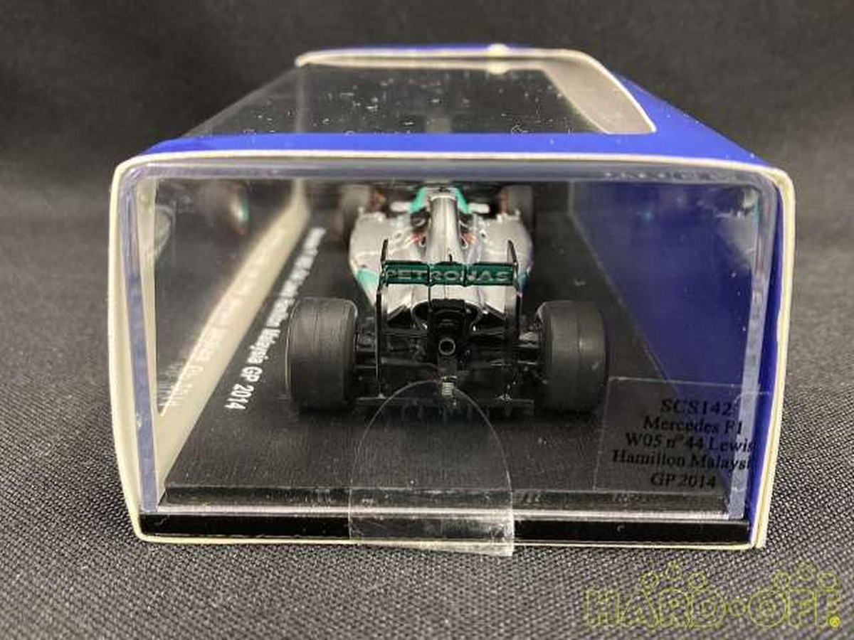 Spark 1/43 Mercedes F1 W05 n°44 Lewis Hamilton Malaysia GP