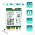 Intel 8265NGW NGFF M.2 WiFi Network Card Dual Band Wifi Adapter Bluetooth for PC