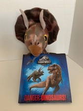 Jurassic Park World Plush Triceratops Plush Toy 12 NWT With Book Kohl s Cares