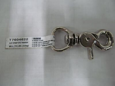 Campbell T7604622 5/8'' Strap Eye Trigger Swivel Round Snap