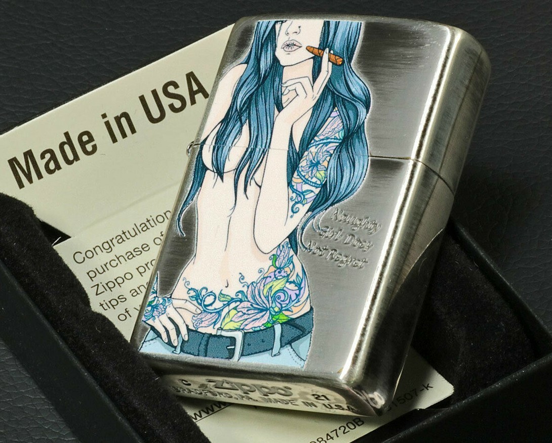 240521A zippo タトゥーガール beauty sexy girl 240521A zippo タトゥーガール beauty sexy girl