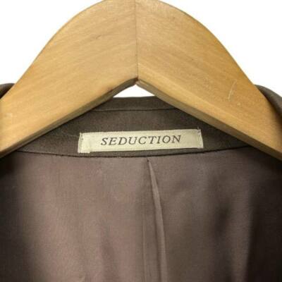 SEDECTION NICOL SEDUCTION DE NICOLE TAILORED JACKET BROWN M SEDECTION NICOL SEDUCTION DE NICOLE TAILORED JACKET BROWN M