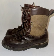 Danner Frontier Mens Brown Leather 8" 400 Gram GTX GoreTex Boots Size 9