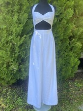 ZARA Tuta Cut Out Bianca tg.M