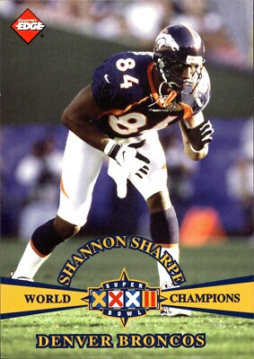 1998 Collector's Edge Super #B3 Shannon Sharpe B Prefix Near mint or better